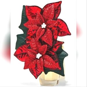 GLITTERY POINSETTIA WALLFLOWER FRAGRANCE PLUG by Bath and Body Works